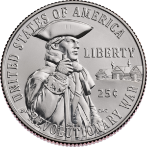 Revolutionary War Quarter Reverse
